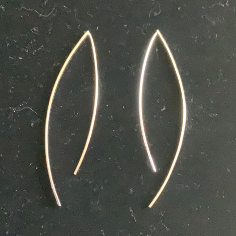 Silver earrings